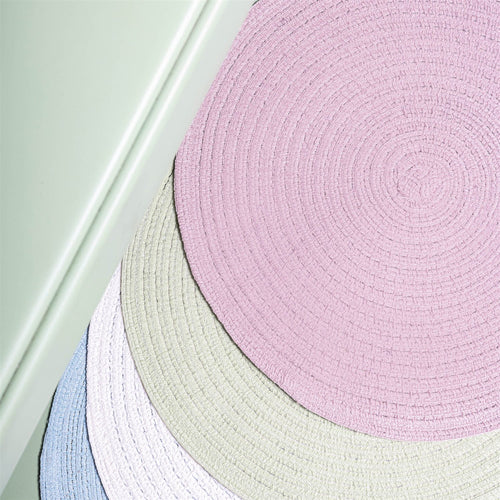 Ona - Placemat 36cm rond groen Nala - Set van 4