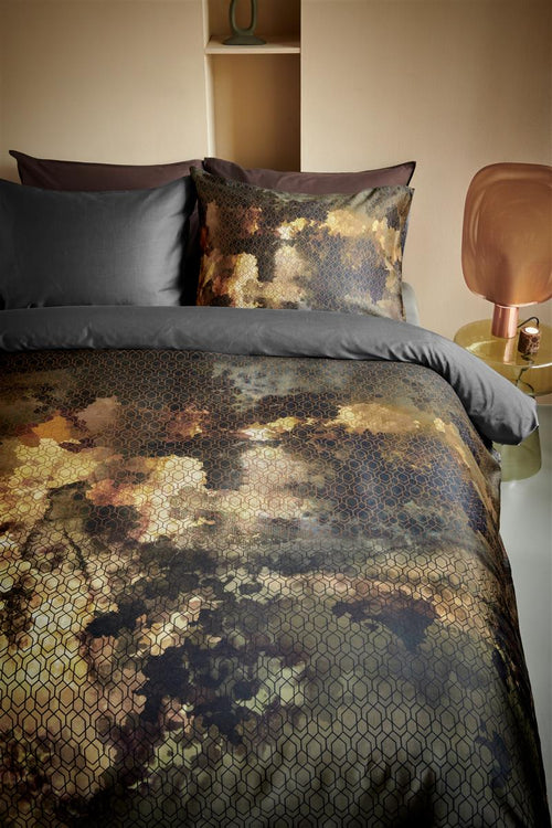 Kardol dekbedovertrek Presence - 140x200/220 cm - goud - vtwonen shop
