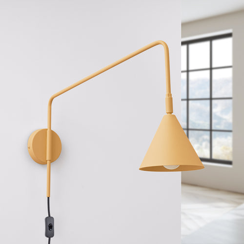 Sollux Lighting Wandlamp NOX goud - 14x61x30cm