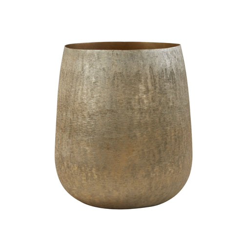 Light & Living bloempot Genoli - goud - Ø39cm - vtwonen shop
