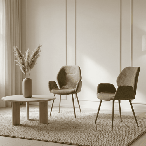 Calicosy - Eetkamerstoel Set van 2 SOLA - 57,5x57x47,5 cm