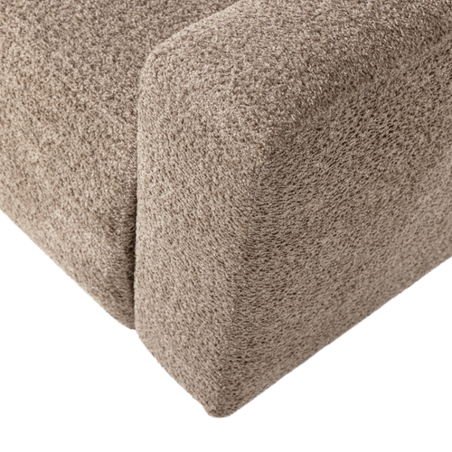 WOOOD 1-zits bank arm rechts Mojo Base - Wollig - Donkerzand - 74x105x97