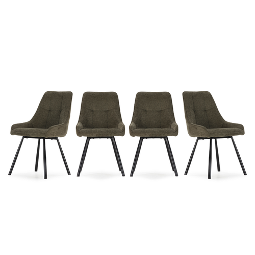Calicosy - Stoelen (Set van 4) NORY 51,5x59x85,5 cm