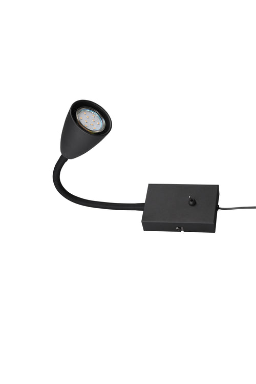 Trio Wanda Wandlamp - GU10 - Zwart