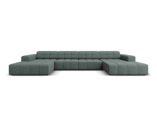 Cosmopolitan Design Panoramische bank Chicago 6-zits, chenille olie - 167x375x78cm