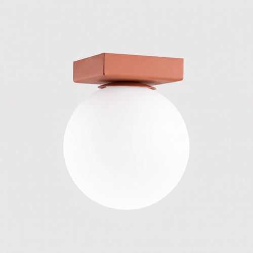 Sollux Lighting Plafondlamp YOLI 1 rode oker - 12x12x14,5cm