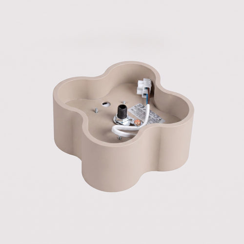 Sollux Lighting Plafondlamp OVIO 1 taupe Gx53 - 12x12x6cm