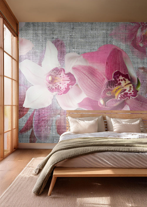 Sanders & Sanders fotobehang bloemen roze - 360 x 270 cm - 600496 - vtwonen shop