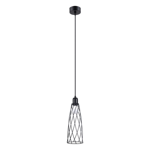 Sollux Lighting Hanglamp SUBA 1 zwart - 12x12x139cm