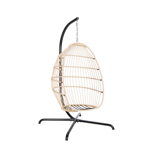 HOME DELUXE hangstoel LOMA – 1 zits beige - vtwonen shop