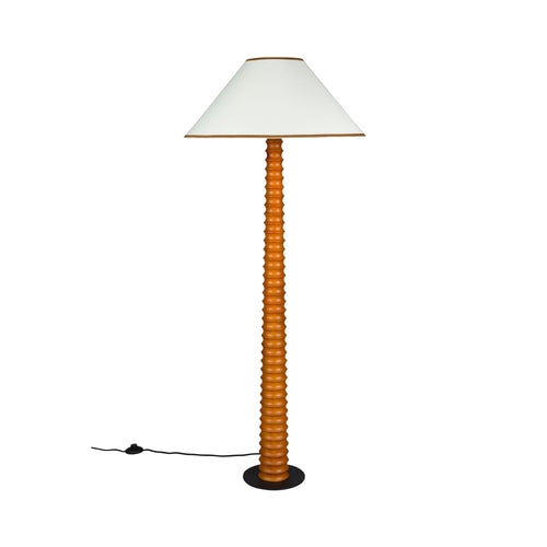 Dutchbone Horace Vloerlamp - Bruin - vtwonen shop