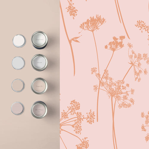 Graham & Brown Vliesbehang - Anthriscus Blush
