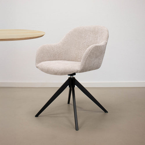 Kick draaistoel Matt - Champagne - vtwonen shop