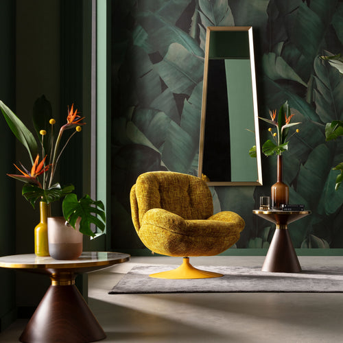 Kare Design Draaifauteuil Cosy geel