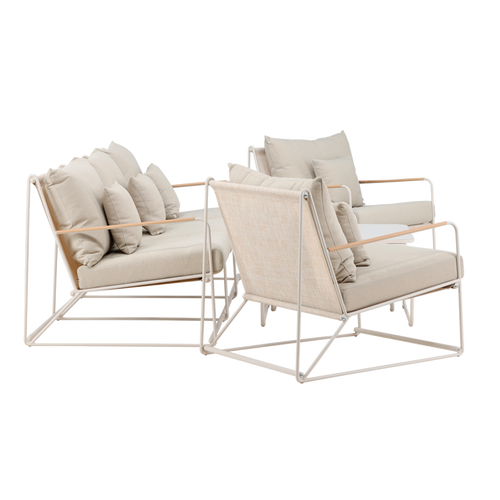 Nest outdoor Paolo 4 delige tuin loungeset beige