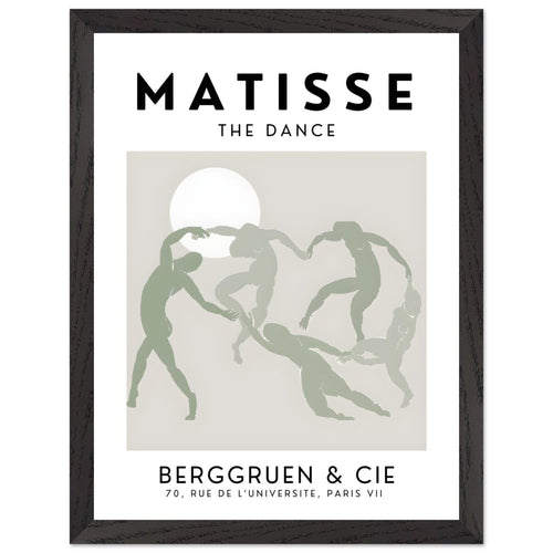 Artfulprints Poster met Lijst Matisse - The dance   - 30x40 cm - Grijs