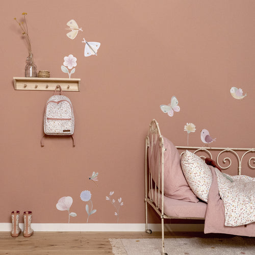Little Dutch Luxe Muurstickers - Flowers & Butterflies - 2x 42x30cm - vtwonen shop
