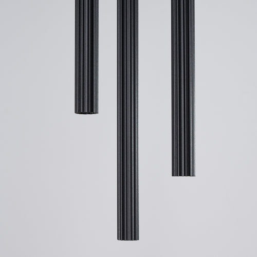 Sollux Lighting Hanglamp ARCHE 3P zwart - 20x20x120cm