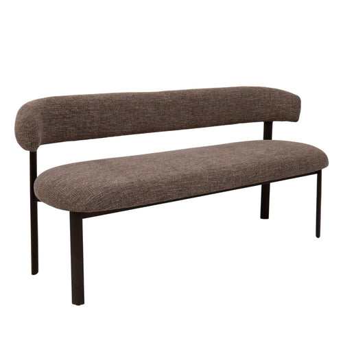 DÉJA Living Eetkamerbank Alamo - Taupe/Brons - 180cm