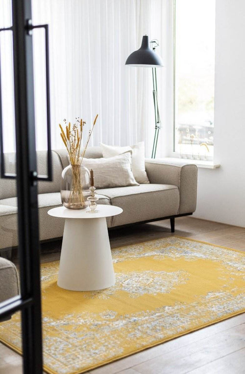 Interieur05 Vintage Vloerkleed Keshan Geel - 160 x 230 cm - vtwonen shop