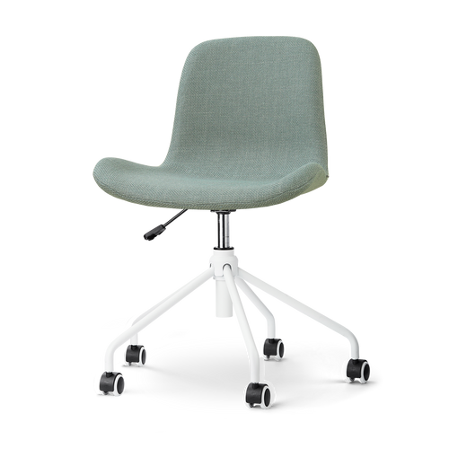 Nolon Nout-Fé bureaustoel saliegroen - wit onderstel