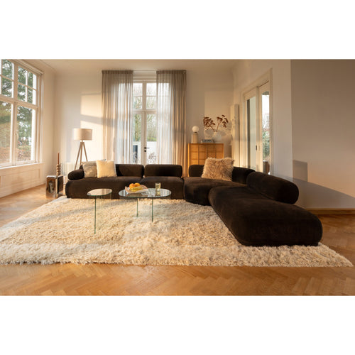 Zuiver Rembrandt 7,5-zitsbank Links Donkerbruin