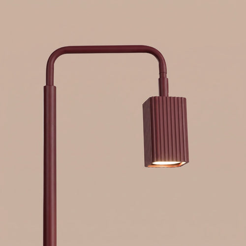 Sollux Lighting Vloerlamp RAYO 1 bordeaux - 30x30x160cm