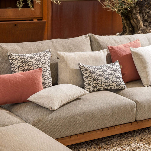 JULIO - kussenhoes outdoor 45x45 cm - waterafstotend - Old Rose - roze