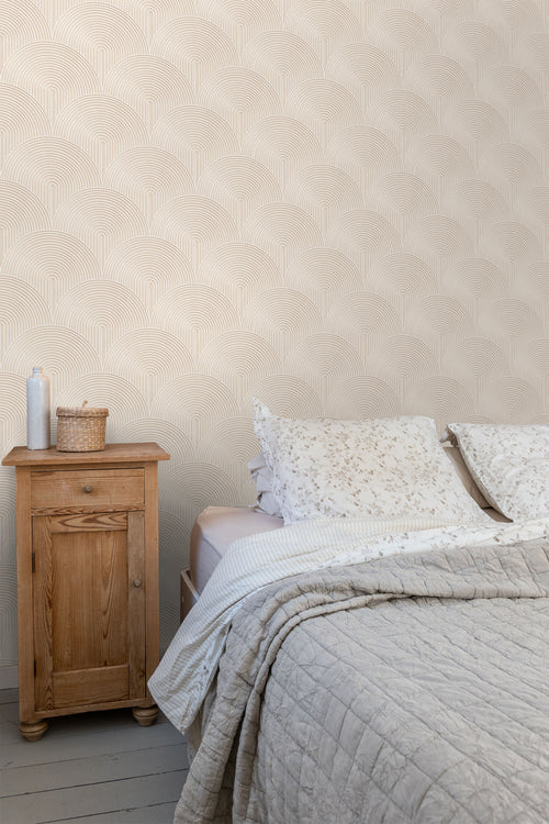 ESTAhome behang 3D-motief beige - 50 x 900 cm - 131100 - vtwonen shop