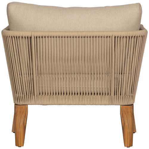 WOOOD loungestoelen San Remo - Teak - Zand - 70x88x96 - vtwonen shop