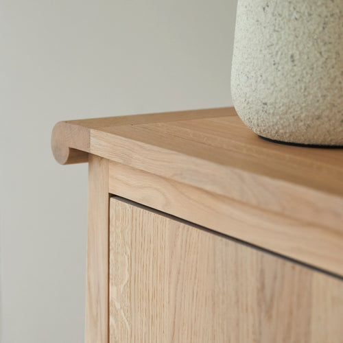 Tikamoon Massief eiken buffetkast 180 cm - Naturel - vtwonen shop