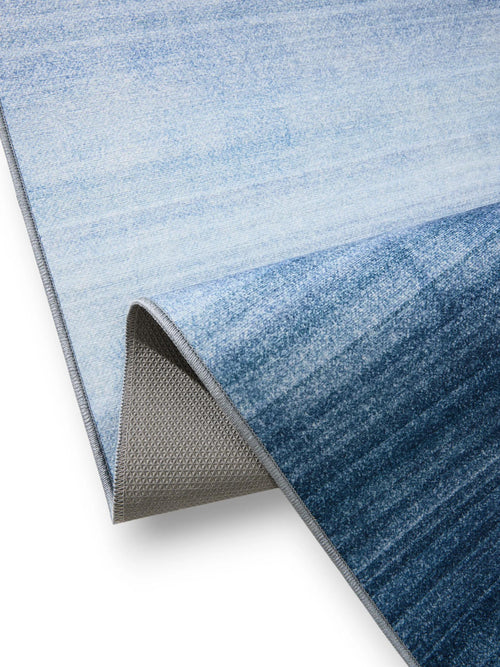 benuta wasbaar vloerkleed Laury - blauw - 200x300 cm