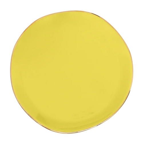 Urban Nature Culture Good Morning kopje Cappuccino/Tea en bord liatris/lime light - set van 4 - in cadeauverpakking