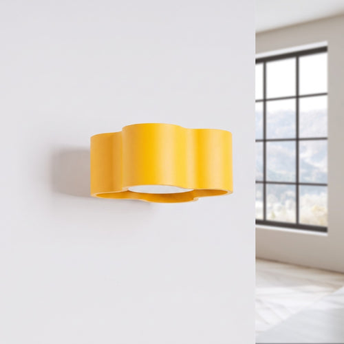 Sollux Lighting Wandlamp OVIO geel Gx53 - 12x14,5x6cm