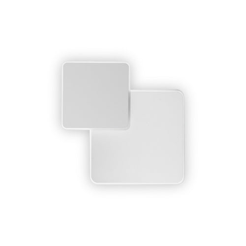 LED decoratieve vierkante verzonken wandlamp wit, 3000K