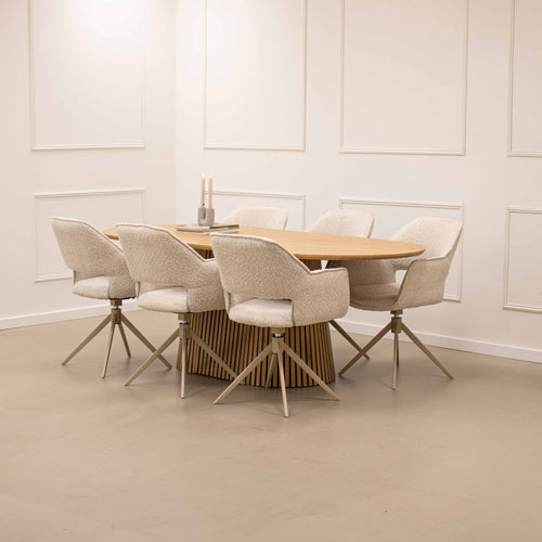 Kick eettafel Mika ovaal - vtwonen shop