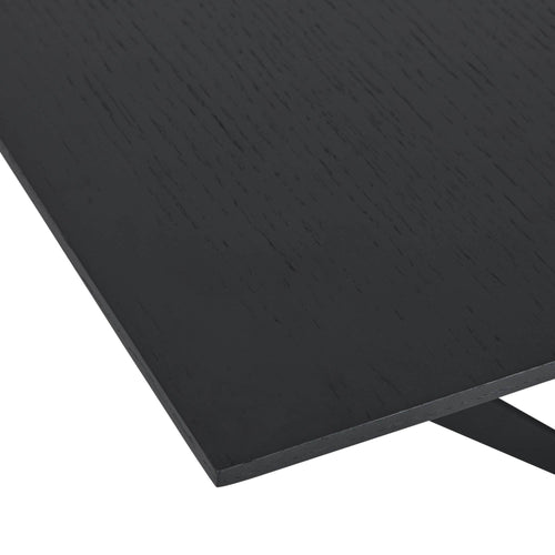 Furnhouse uitschuifbare eettafel Tokyo - Zwart - 200/250x100 cm