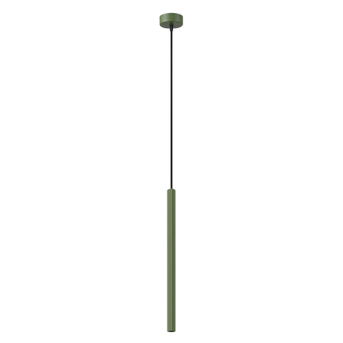 Sollux Lighting Hanglamp ARCHE 1 olijfgroen - 8x8x120cm