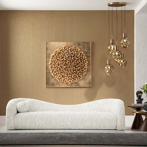 Kare Design Sofa Livia Melange 3-Zits creme