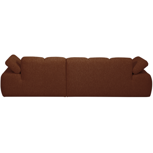 WOOOD chaise longue bank rechts Mojo - Bouclé - Roest Bruin Melange - vtwonen shop