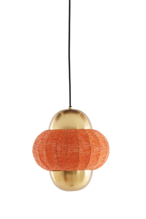 Light & Living hanglamp CETARA - oranje - Ø26x28cm - vtwonen shop