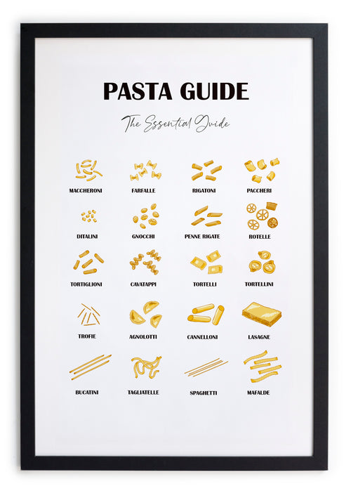 Zwarte lijst met kader 40x30 pastagids - vtwonen shop