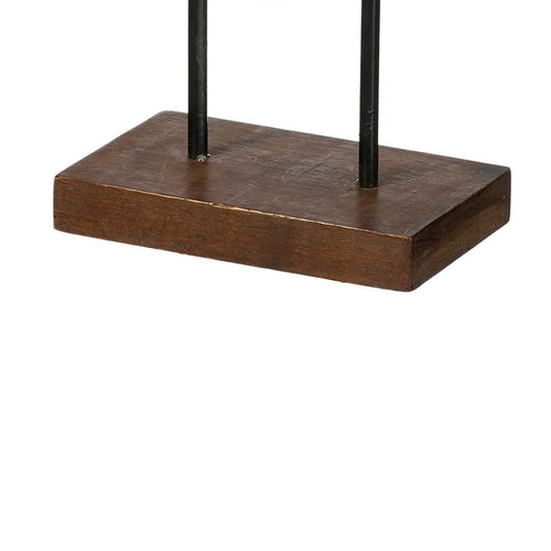 Mica Decorations Patula Decoratie Object - Decoratief Interieur Accent - FSC 100% Gecertificeerd - Vrijstaand Design - Bruin - L19 x B9 x H30 cm