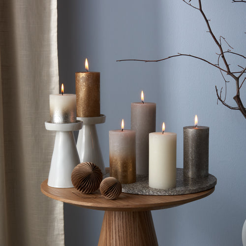 Bolsius rustieke kaarsen set - Holiday Sparkle - vtwonen shop