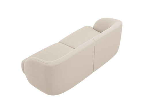 Micadoni Bank Miley 2-zits, boucle beige - 90x180x70cm