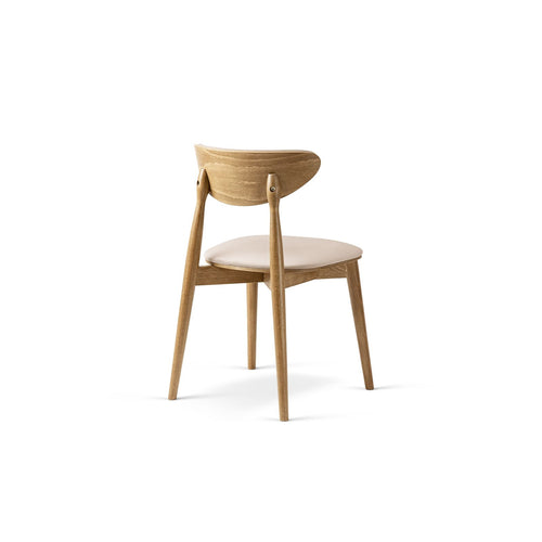 Set van 2 fluwelen stoelen Rina flueel beige amandel - 48x47.5x79cm