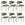 Housecraft Living Claes Eetkamerstoelen Gemêleerd Off-White - Set van 4