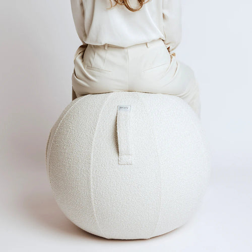 VLUV BOL DIVA - zitbal 60-65cm - White
