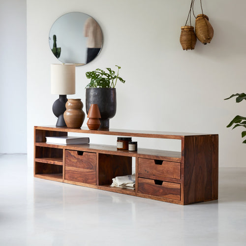 Tikamoon Massief palissander tv-meubel 170 cm - Bruin