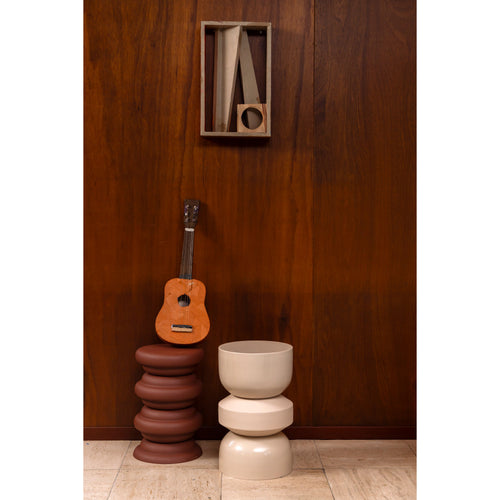 Dutchbone Apollo Kruk/ Bijzettafel Beige - vtwonen shop